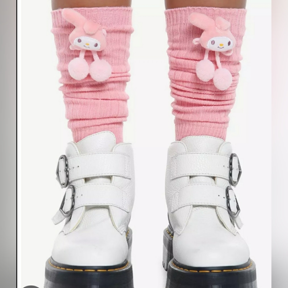 Sanrio Hello Kitty My Melody Cute Pink Kids Leg Warmers!!!